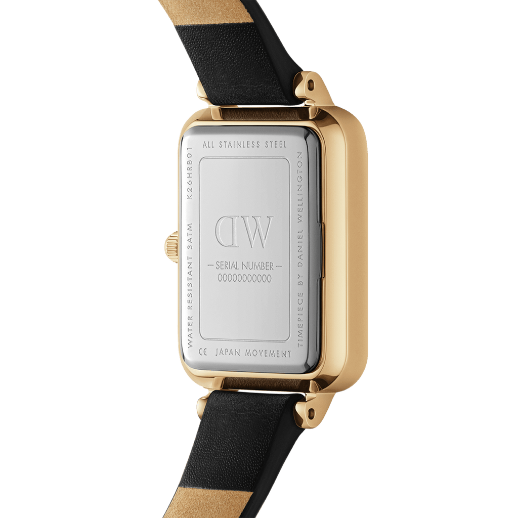 DW Quadro Pressed Sheffield Gold Watch