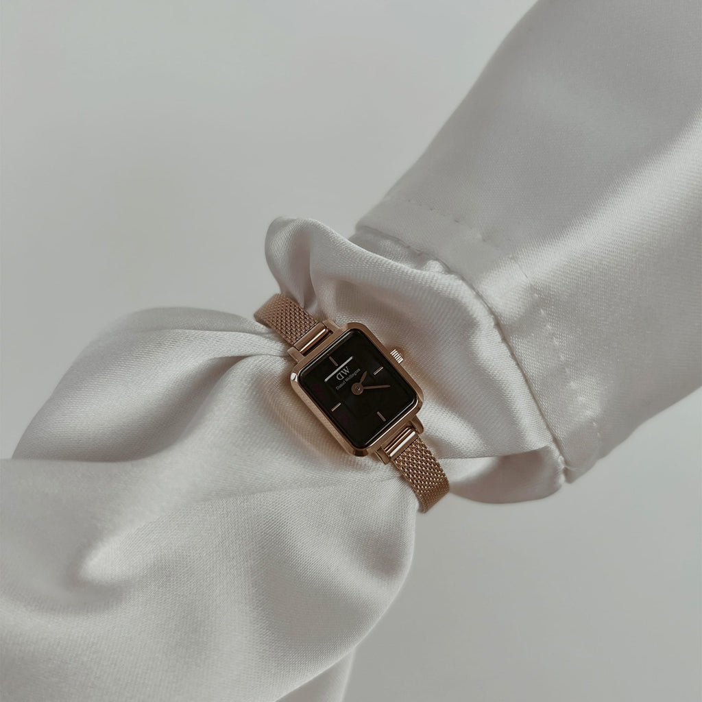 DW Quadro Mini Melrose Onyx Watch